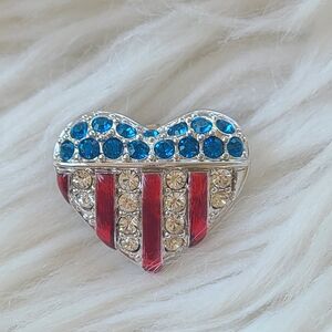 Swarovski Brave Heart Pin- Excellent Condition